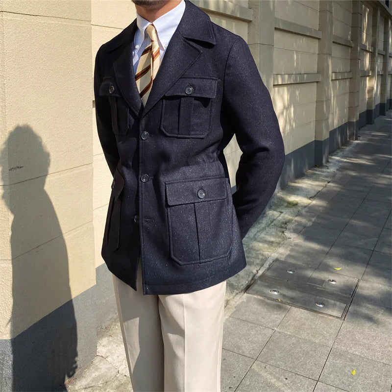 Veste chemise à col tailleur - Napoli